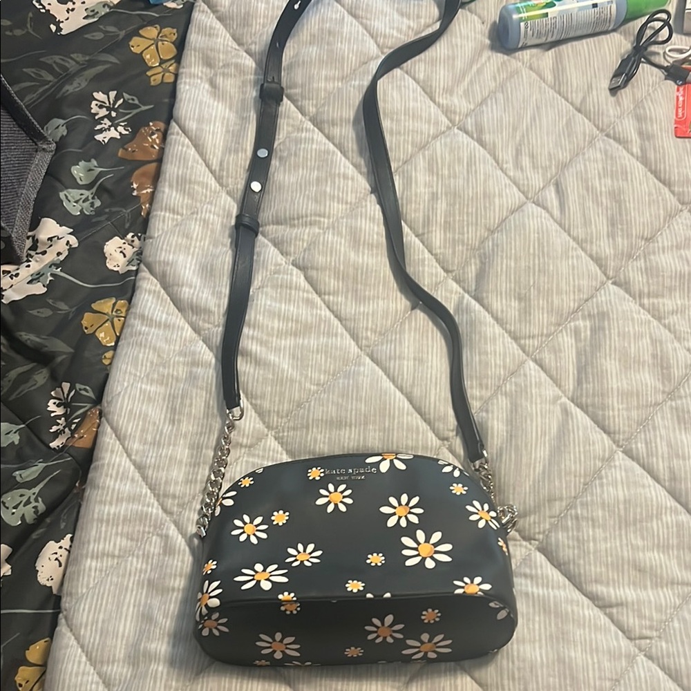 Kate Spade Black and White Crossbody Bag